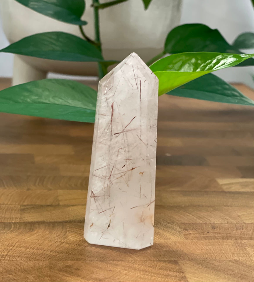 Rutilated Quartz Tower