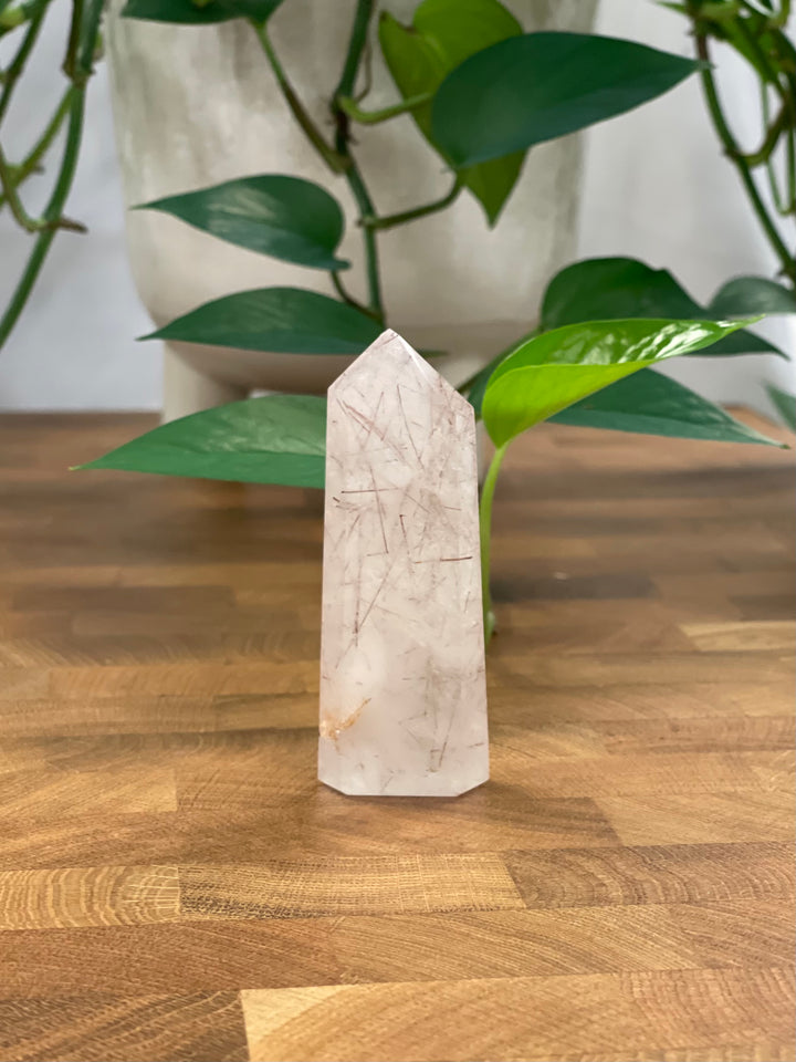 Rutilated Quartz Tower
