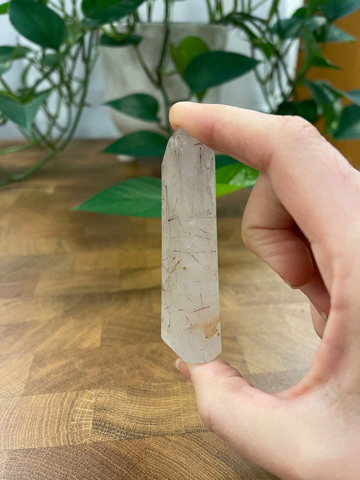 Rutilated Quartz Tower
