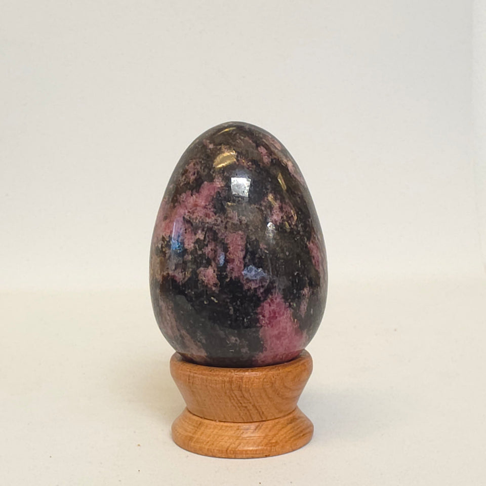 Rhodonite Egg | 0.44 lb