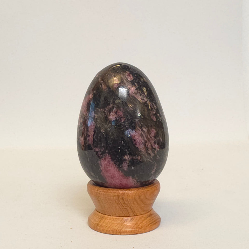 Rhodonite Egg | 0.44 lb