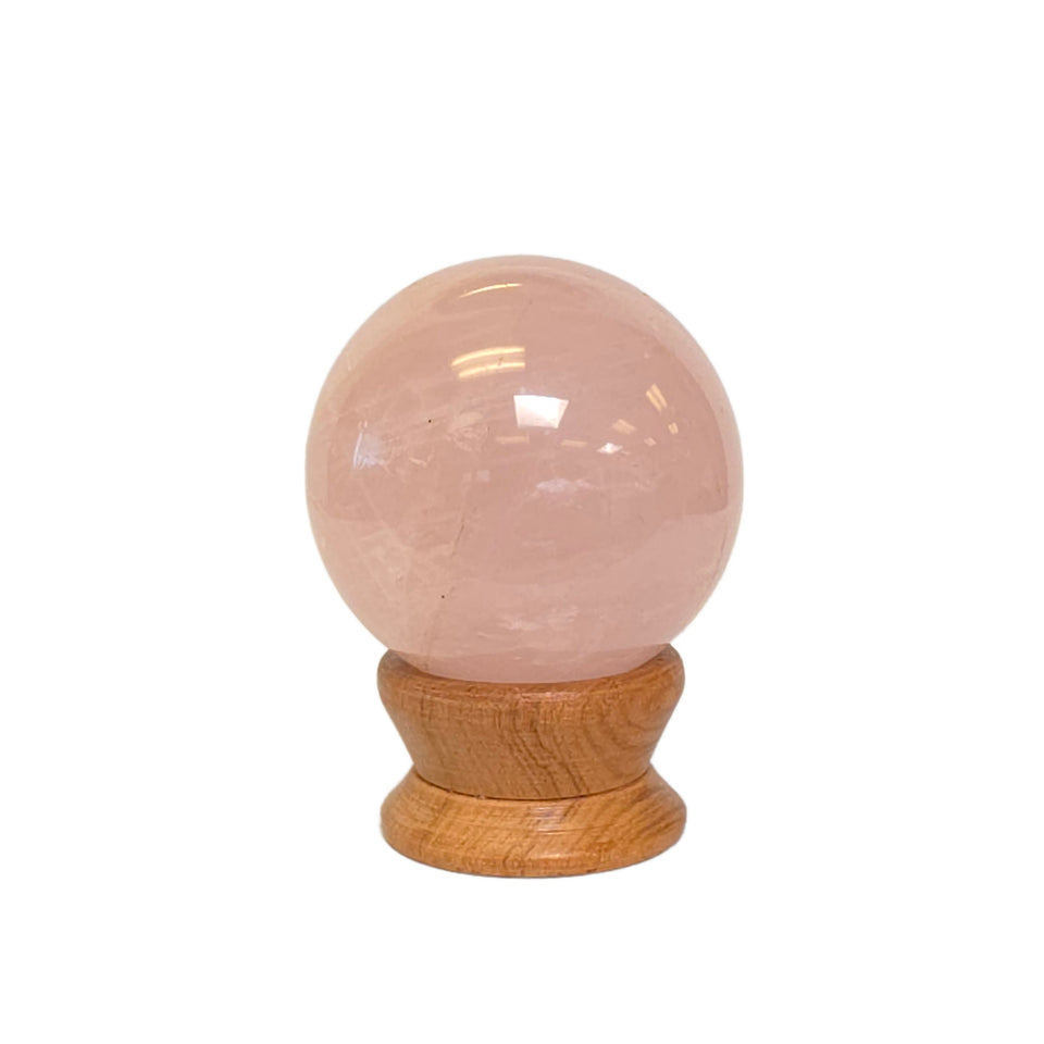 Star Rose Quartz Sphere | 50 mm | 0.38 lb
