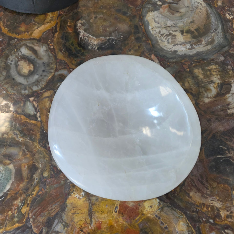 Clear Quartz Bowl | 5" Wide | 2 lb