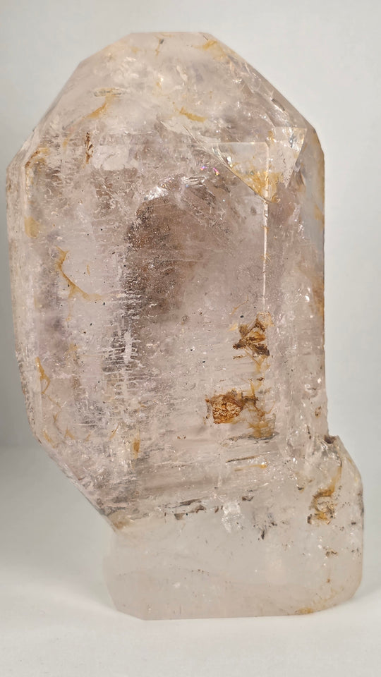 Clear Quartz Golden Tower