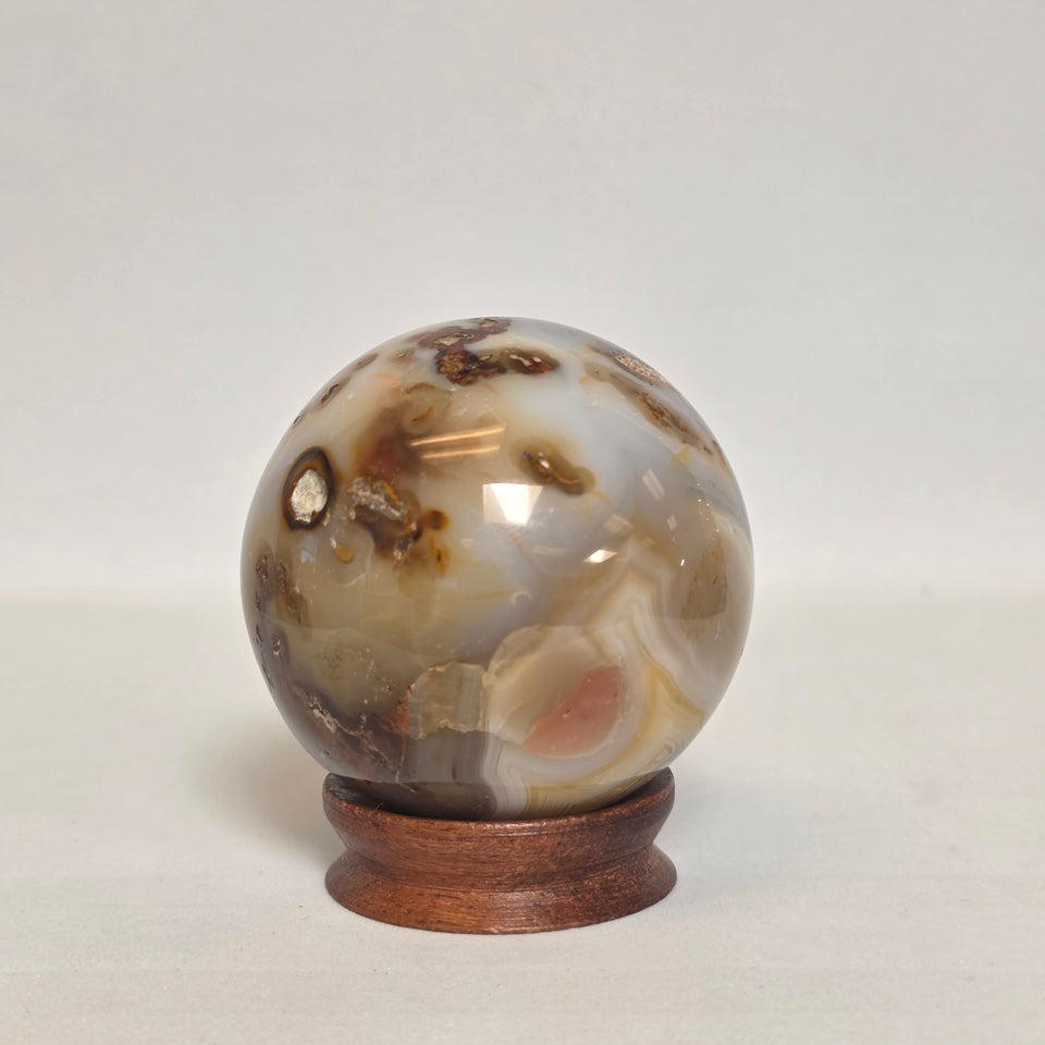 Banded Agate Sphere | 63 mm