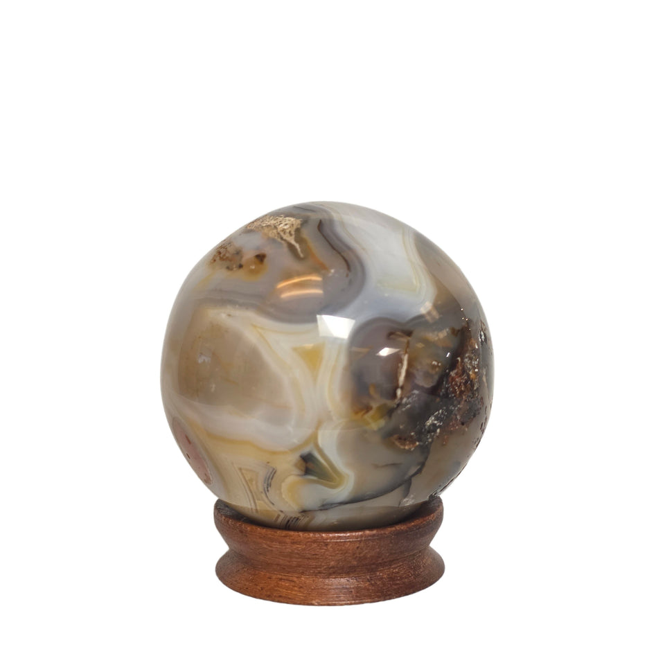 Banded Agate Sphere | 63 mm