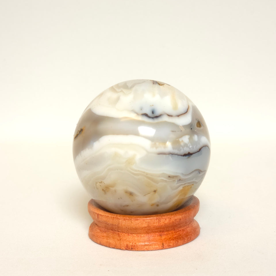 Banded Agate Sphere | 52 mm