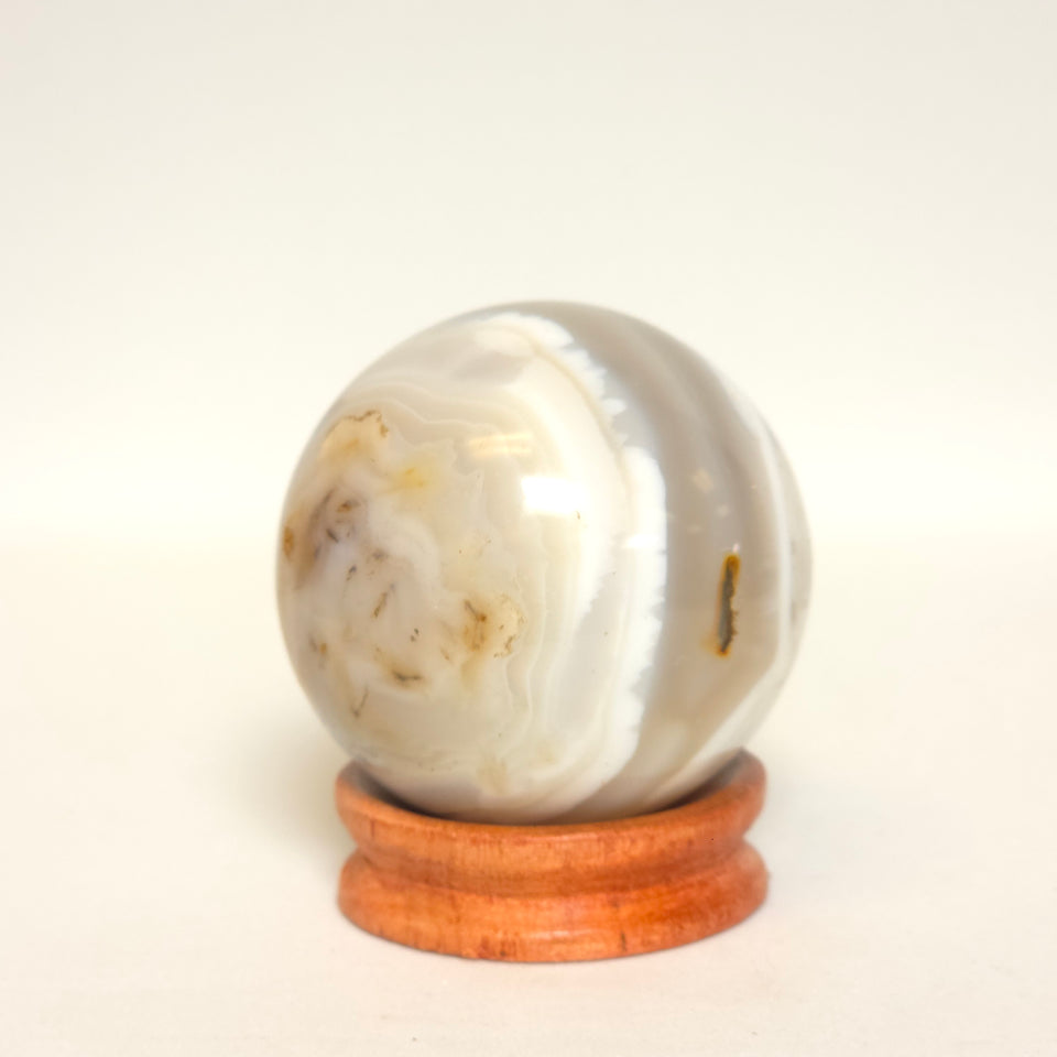 Banded Agate Sphere | 52 mm