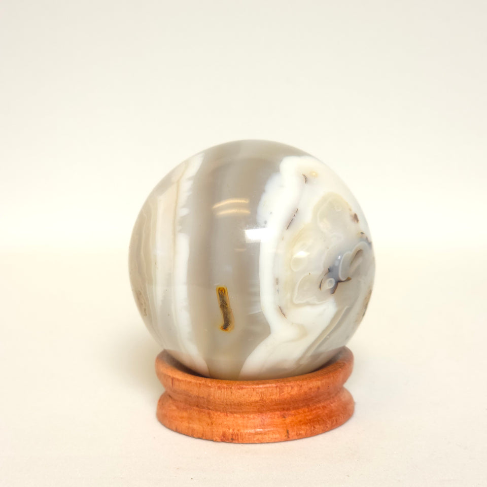 Banded Agate Sphere | 52 mm