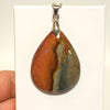 Polychrome Jasper Teardrop Necklace