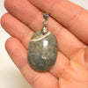Labradorite Oval Pendant Necklace