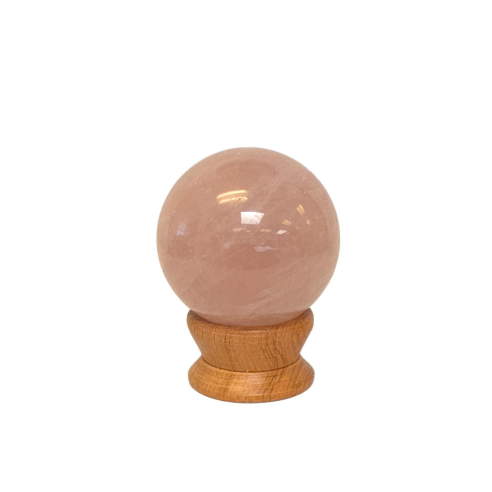 Rose Quartz Sphere | 50 mm | 0.41 lb