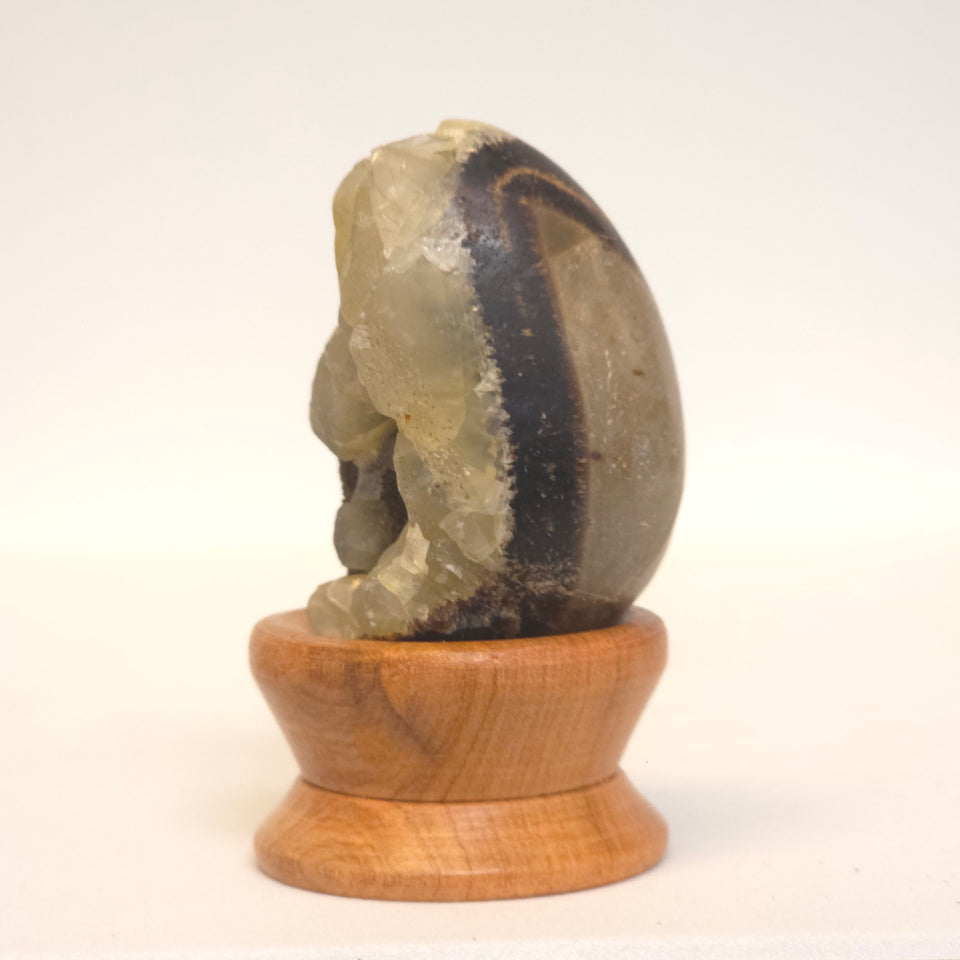 Septarian Egg with Yellow Calcite | 59 g