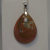 Polychrome Jasper Teardrop Necklace