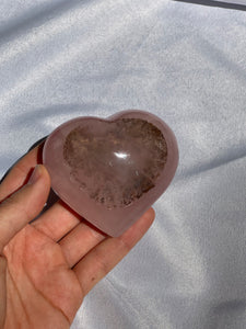 Rose Quartz Heart - Nature's Imprint