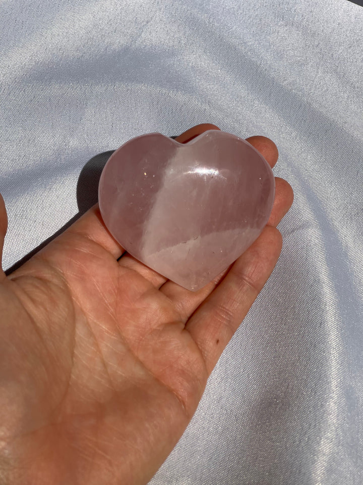Rose Quartz Heart