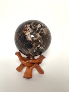 Petrified Wood Sphere - Large Multicoloured